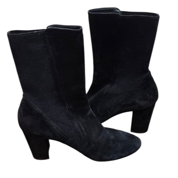 Stuart Weitzman Women's Boots Suede FIFER 80 Size 9.5 - Picture 12 of 15